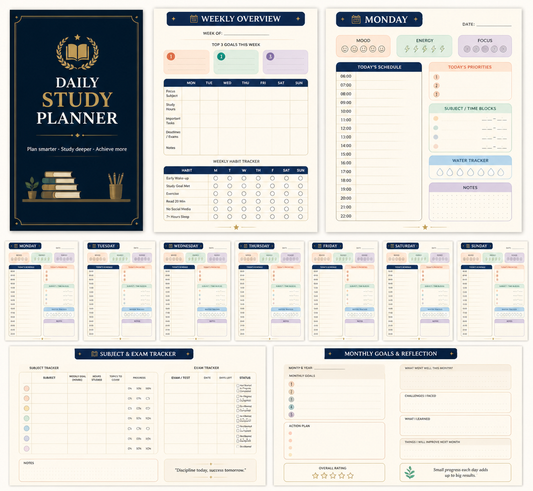 Daily study planner